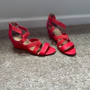 Liz Claiborne Pink Summer Heels